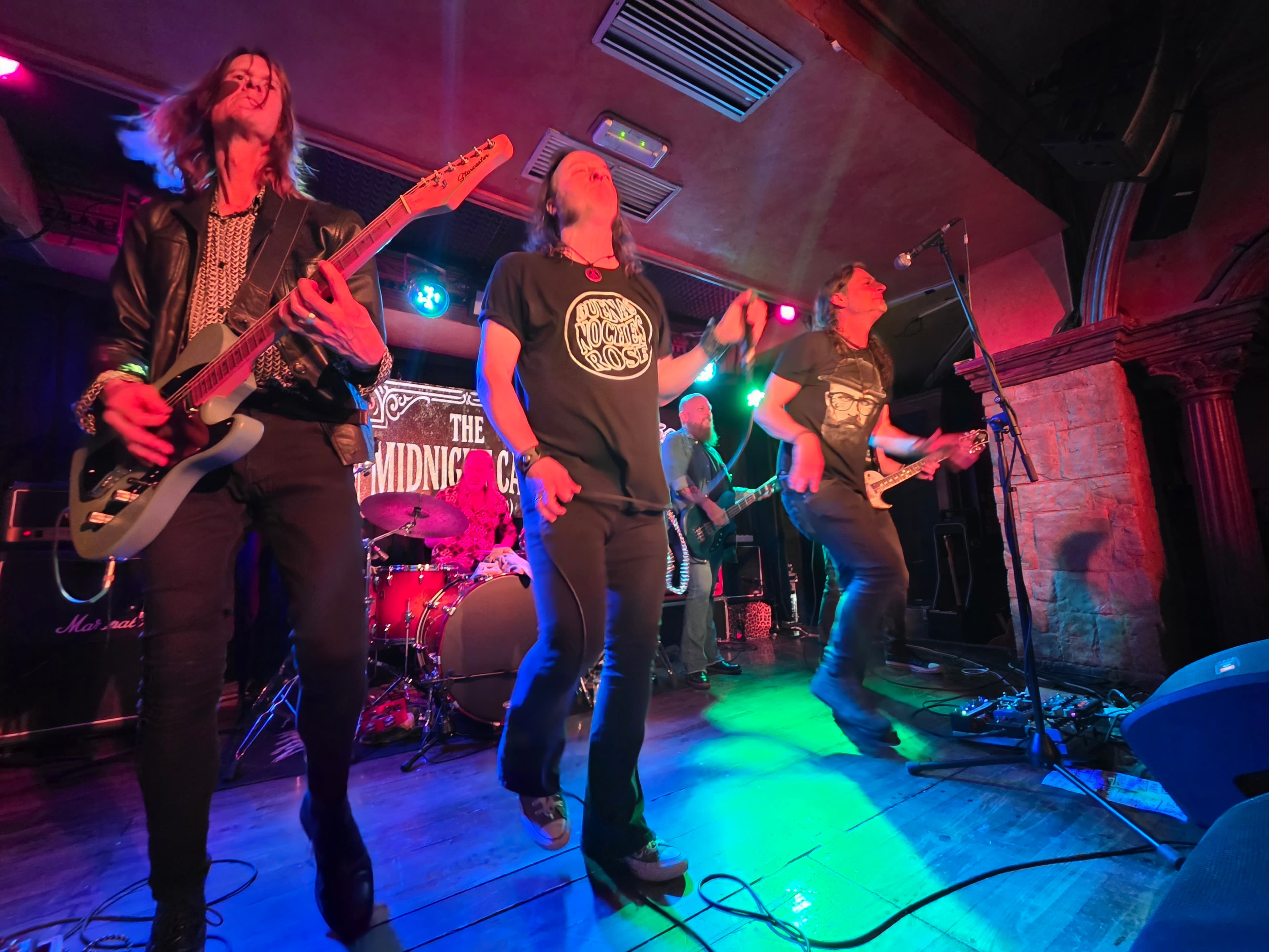 The Midnight Calls on stage in Valladolid, Spain