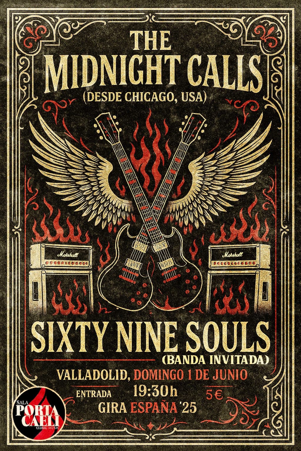 The Midnight Calls Valladolid poster
