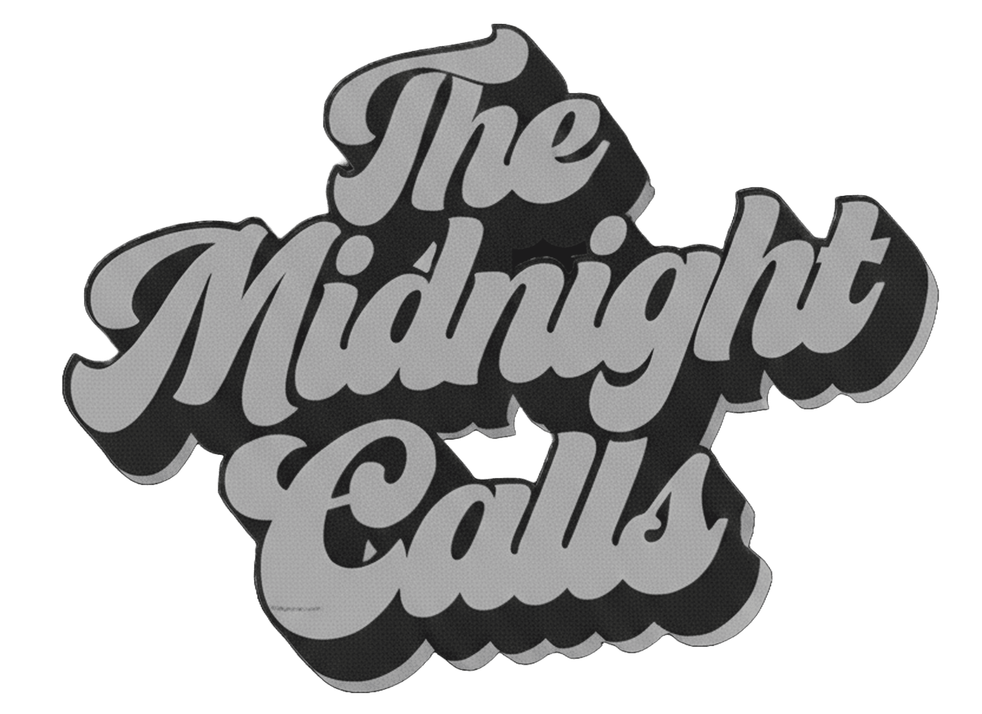 Midnight Calls logo black and white